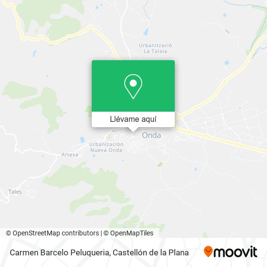 Mapa Carmen Barcelo Peluqueria