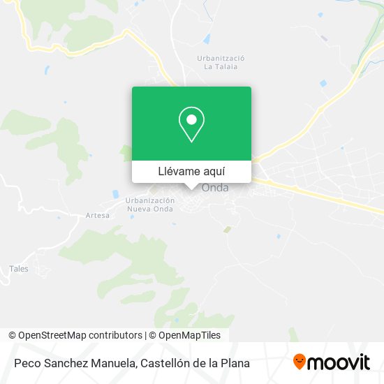 Mapa Peco Sanchez Manuela