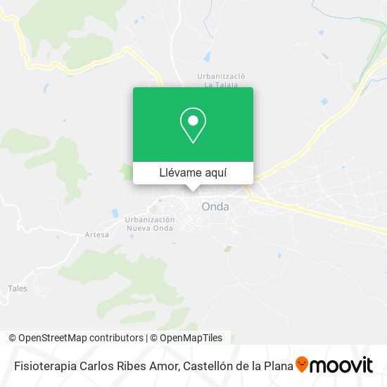 Mapa Fisioterapia Carlos Ribes Amor