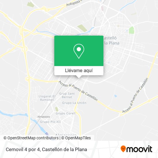 Mapa Cemovil 4 por 4