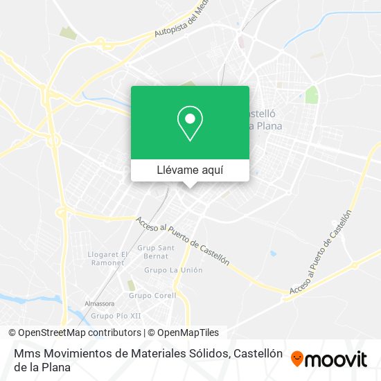 Mapa Mms Movimientos de Materiales Sólidos