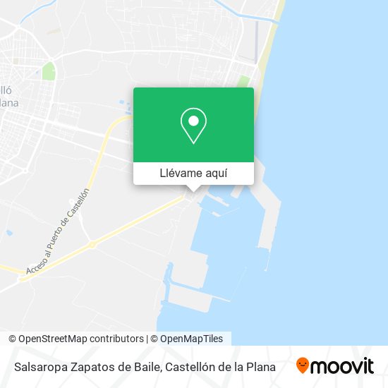 Mapa Salsaropa Zapatos de Baile