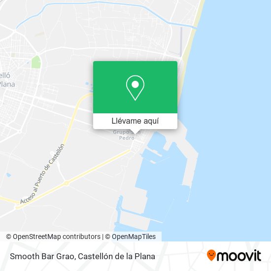 Mapa Smooth Bar Grao