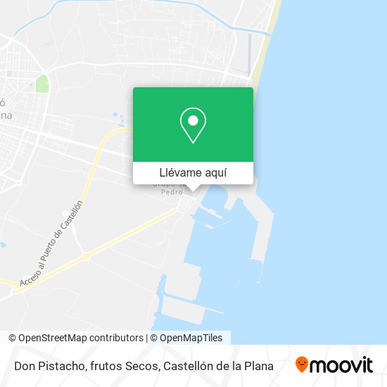 Mapa Don Pistacho, frutos Secos