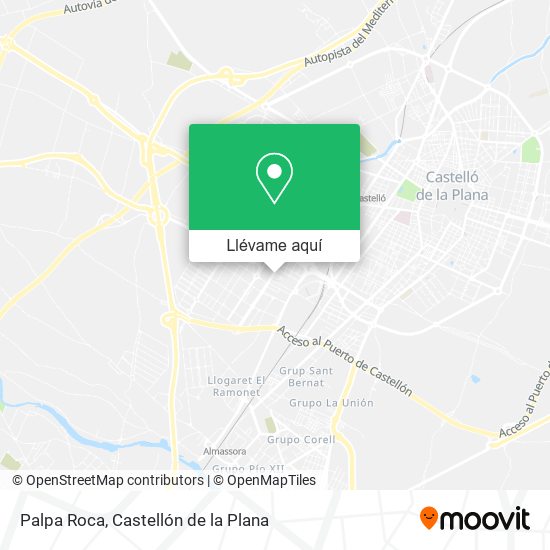 Mapa Palpa Roca