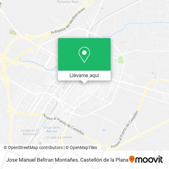 Mapa Jose Manuel Beltran Montañes