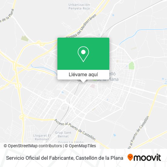 Mapa Servicio Oficial del Fabricante