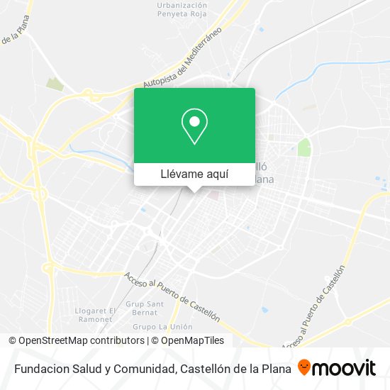 Mapa Fundacion Salud y Comunidad