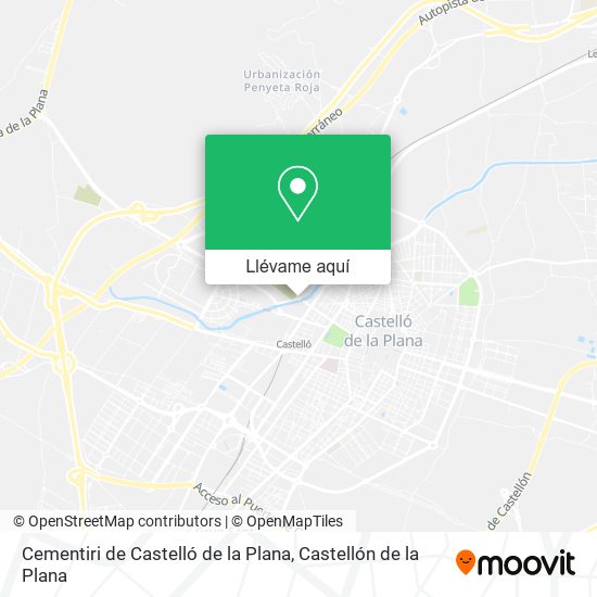 Mapa Cementiri de Castelló de la Plana