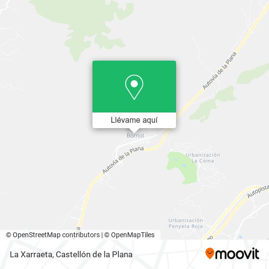Mapa La Xarraeta