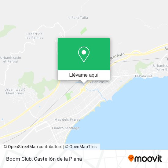 Mapa Boom Club