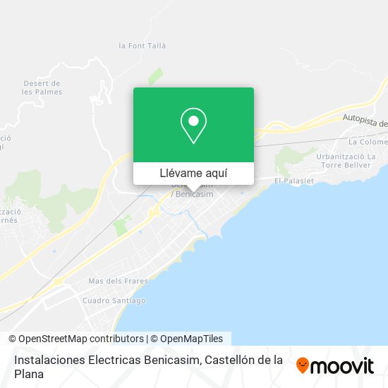 Mapa Instalaciones Electricas Benicasim