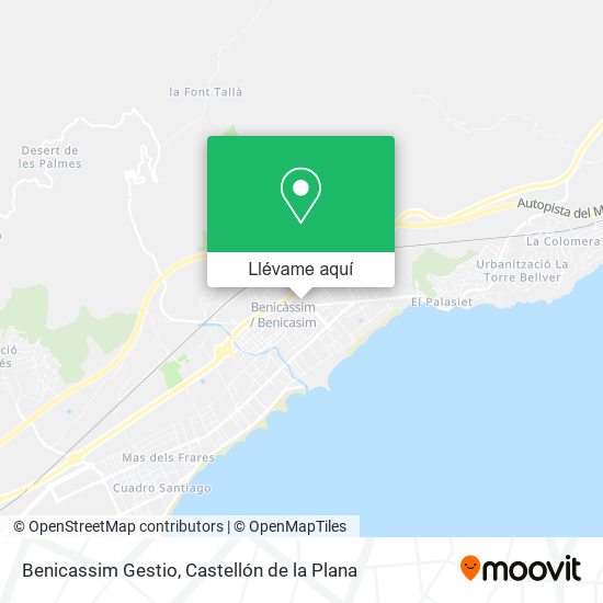 Mapa Benicassim Gestio