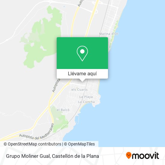 Mapa Grupo Moliner Gual