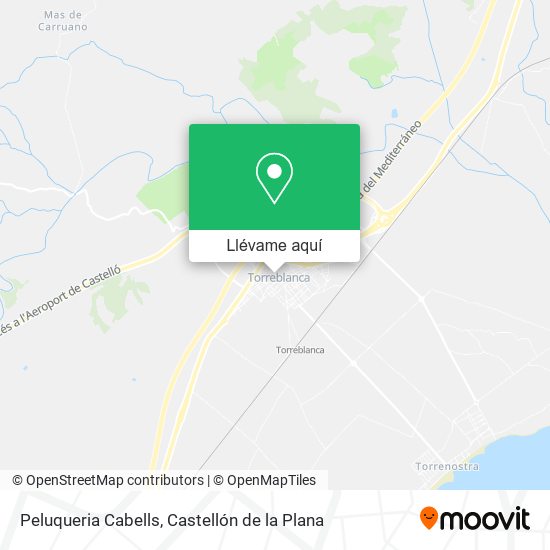 Mapa Peluqueria Cabells