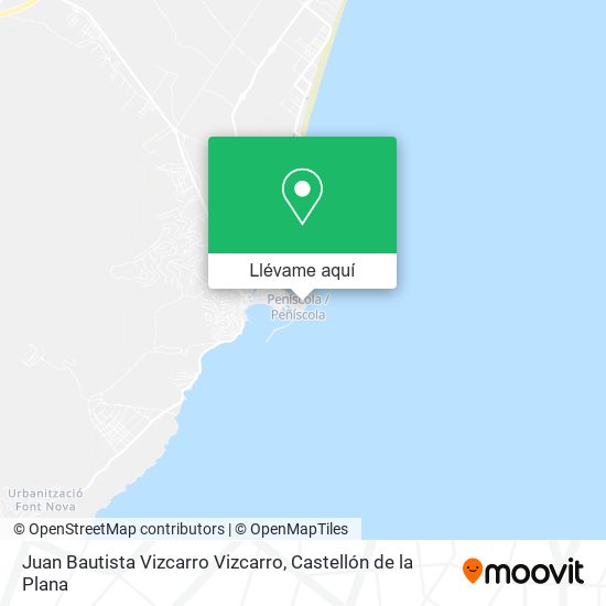 Mapa Juan Bautista Vizcarro Vizcarro