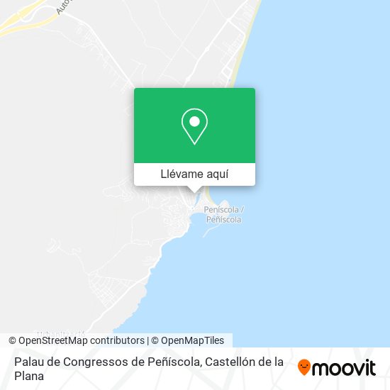 Mapa Palau de Congressos de Peñíscola