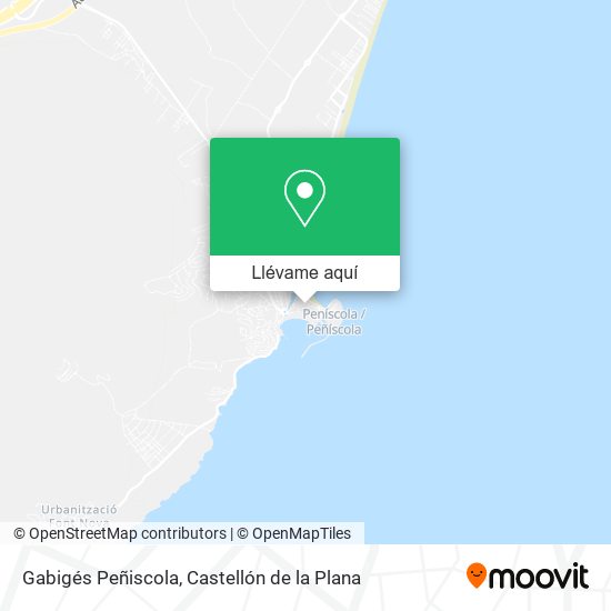 Mapa Gabigés Peñiscola