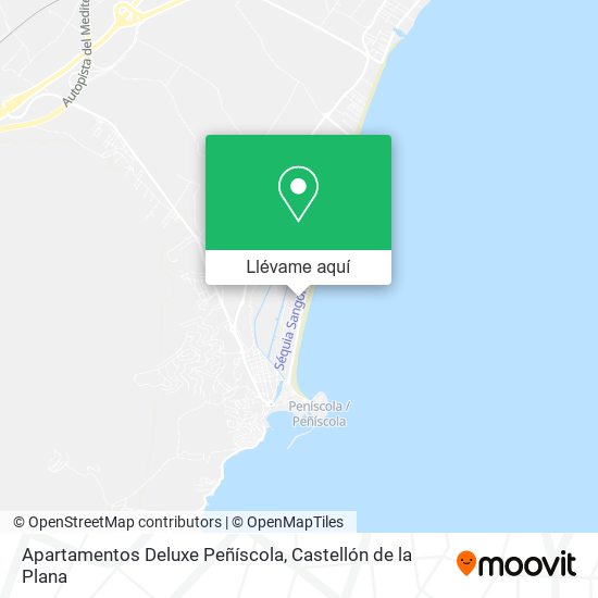 Mapa Apartamentos Deluxe Peñíscola