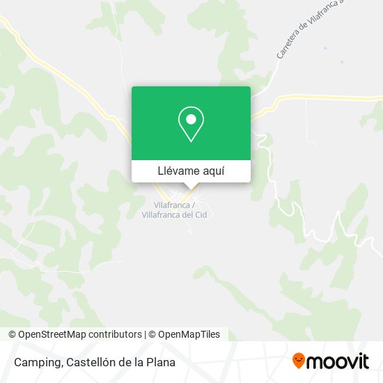 Mapa Camping