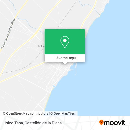 Mapa Isico Tana