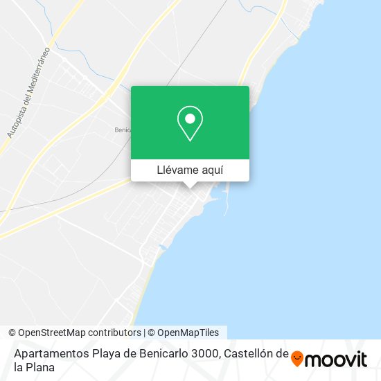 Mapa Apartamentos Playa de Benicarlo 3000