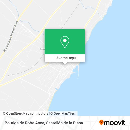 Mapa Boutiga de Roba Anna