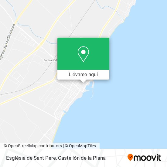 Mapa Església de Sant Pere