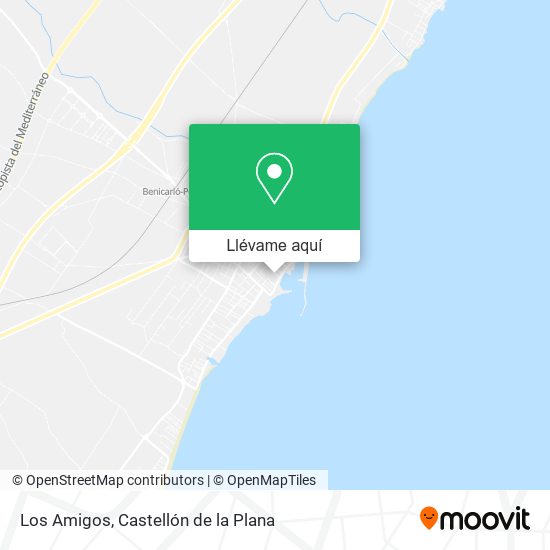 Mapa Los Amigos