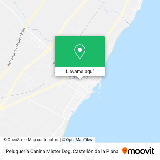 Mapa Peluquería Canina Míster Dog