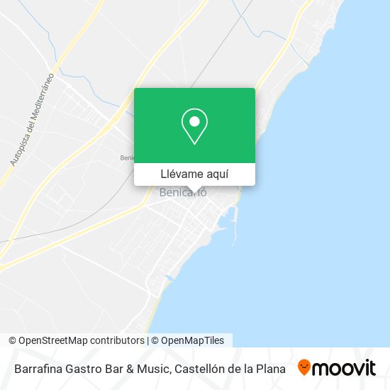 Mapa Barrafina Gastro Bar & Music