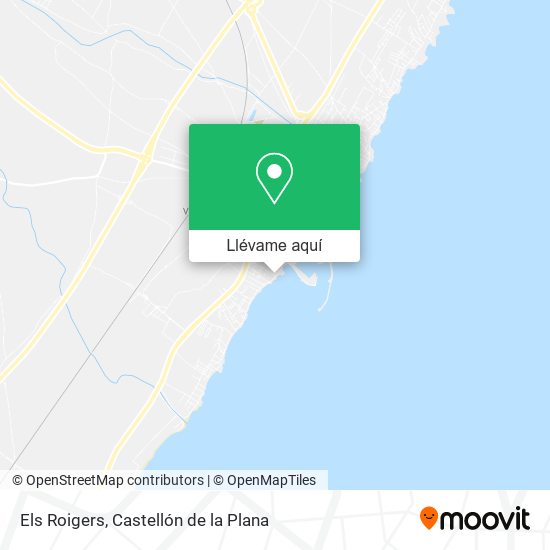 Mapa Els Roigers