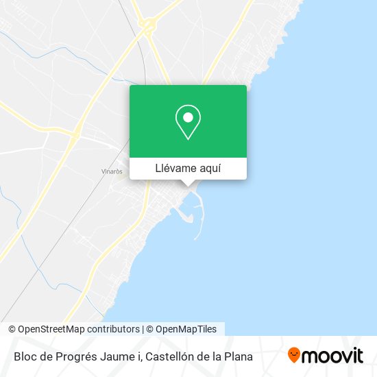 Mapa Bloc de Progrés Jaume i