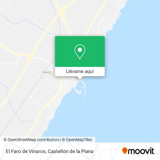Mapa El Faro de Vinaros