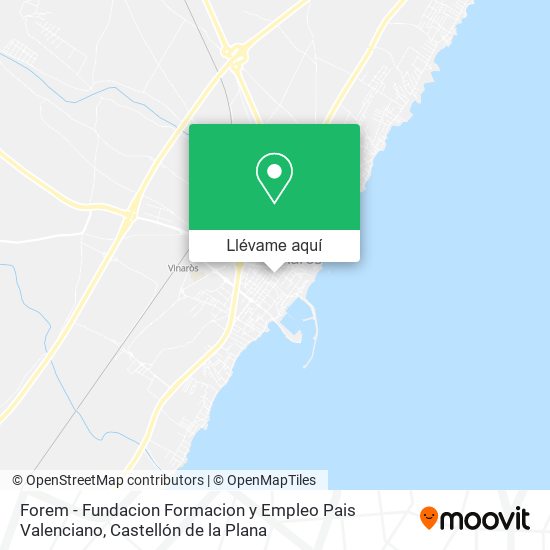 Mapa Forem - Fundacion Formacion y Empleo Pais Valenciano