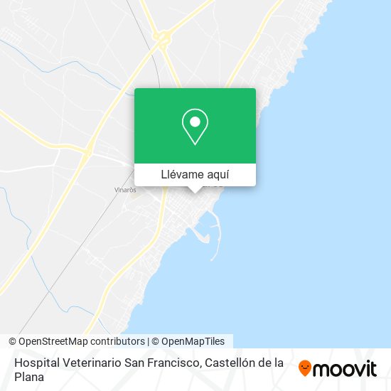 Mapa Hospital Veterinario San Francisco