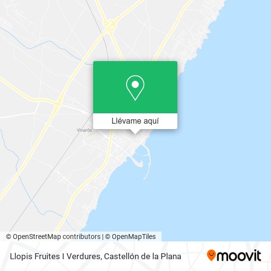 Mapa Llopis Fruites I Verdures