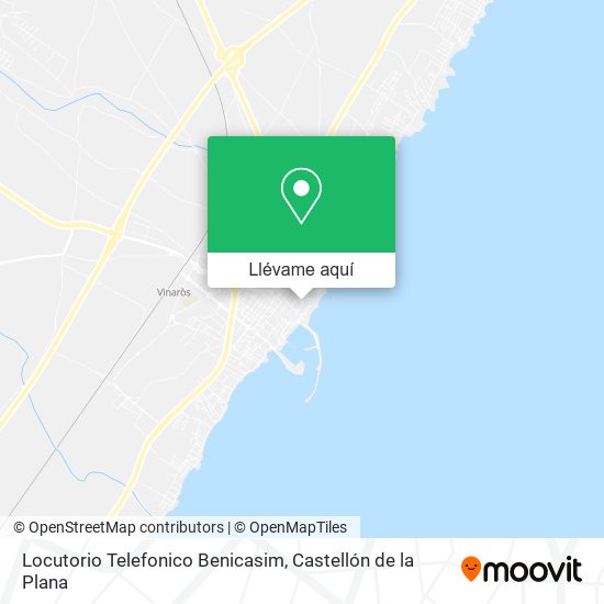 Mapa Locutorio Telefonico Benicasim