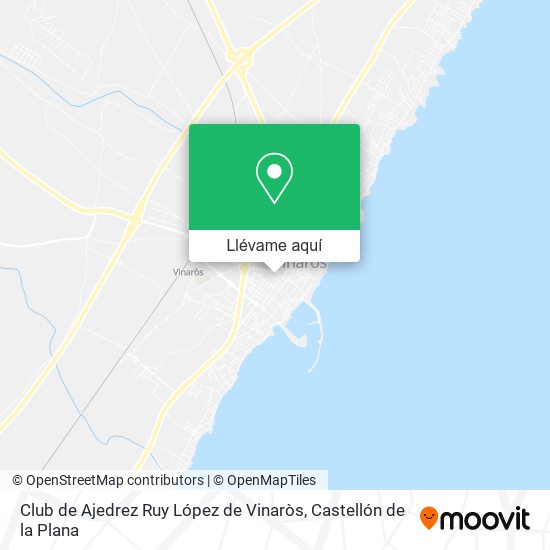 Mapa Club de Ajedrez Ruy López de Vinaròs