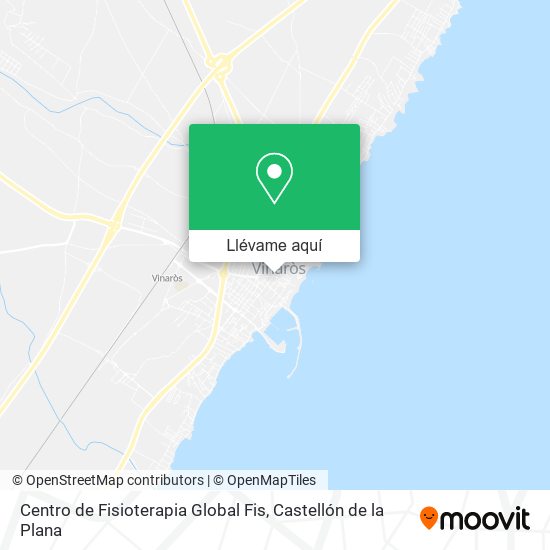 Mapa Centro de Fisioterapia Global Fis