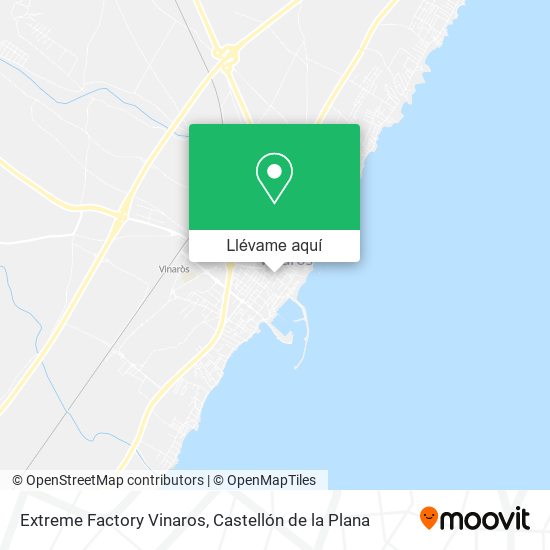 Mapa Extreme Factory Vinaros