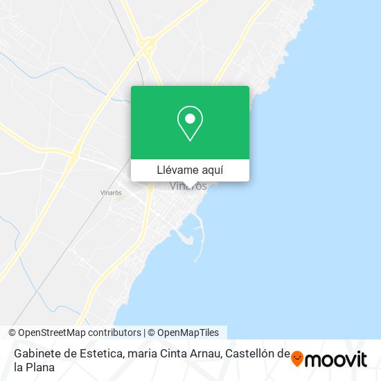 Mapa Gabinete de Estetica, maria Cinta Arnau