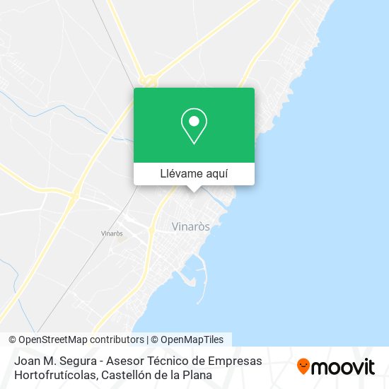 Mapa Joan M. Segura - Asesor Técnico de Empresas Hortofrutícolas