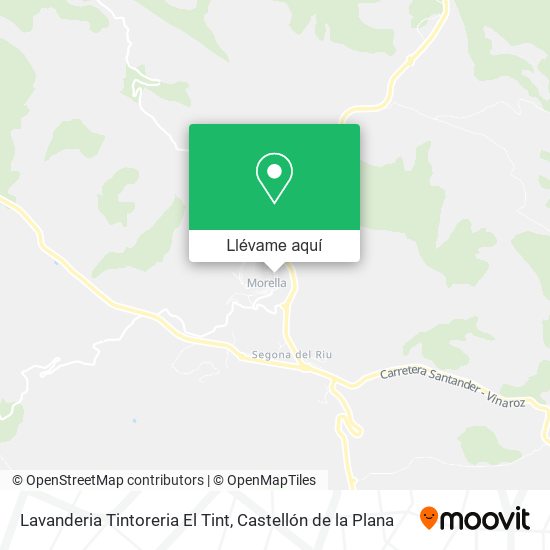 Mapa Lavanderia Tintoreria El Tint