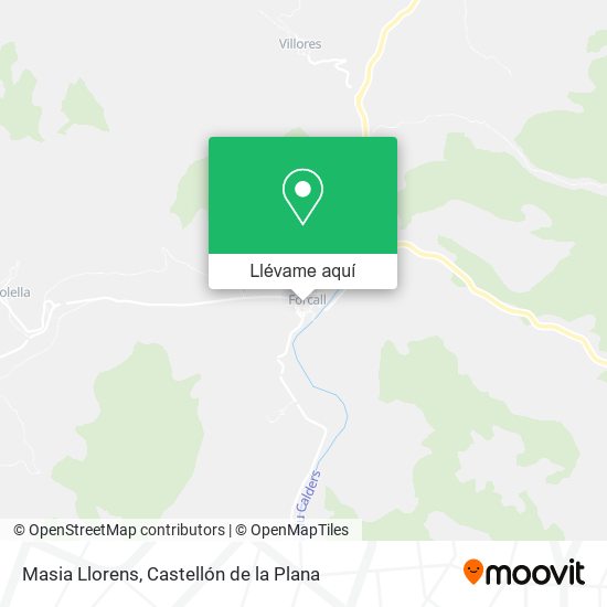Mapa Masia Llorens