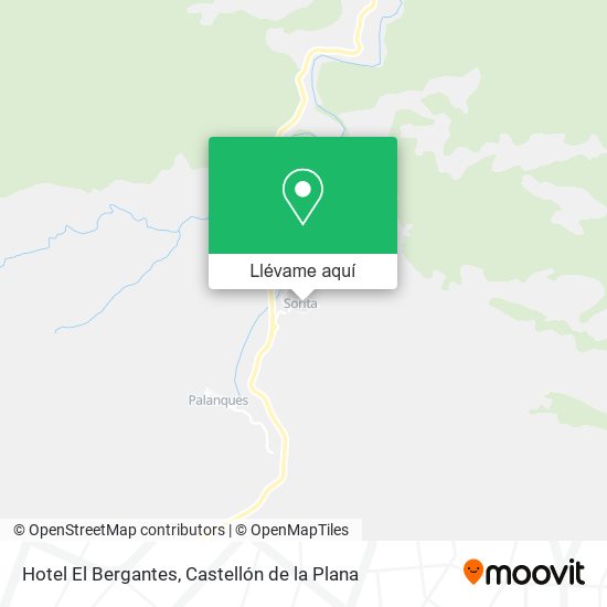 Mapa Hotel El Bergantes