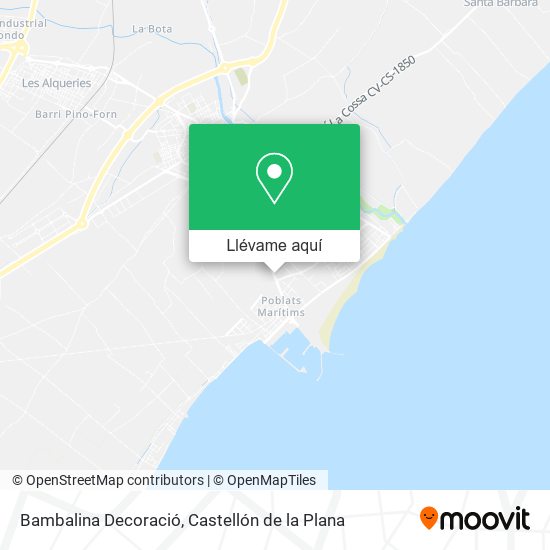 Mapa Bambalina Decoració