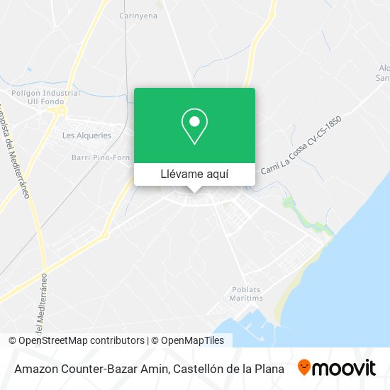 Mapa Amazon Counter-Bazar Amin