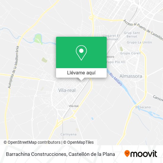 Mapa Barrachina Construcciones
