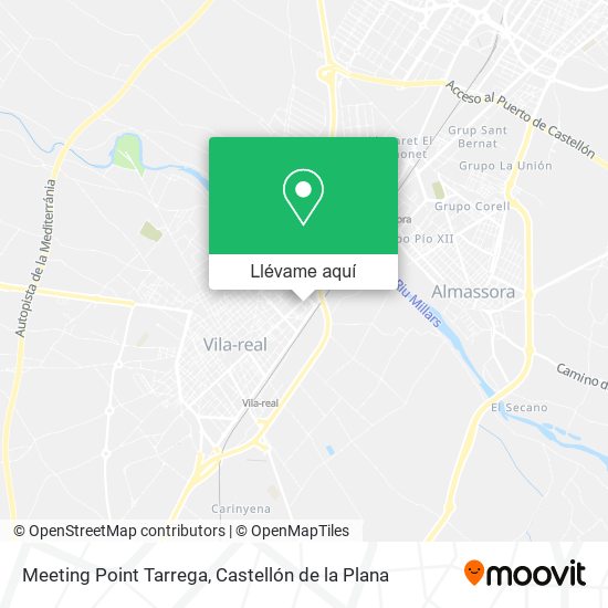 Mapa Meeting Point Tarrega